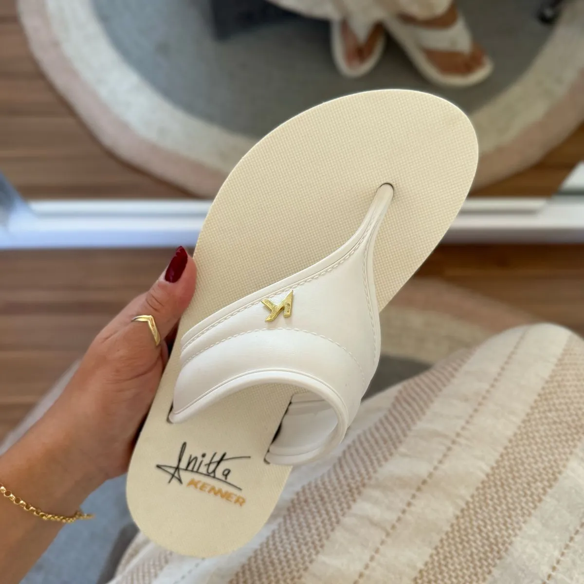 Chinelo Kenner Anitta Kyra Feminino • 33/34 Ao 39/40  •
