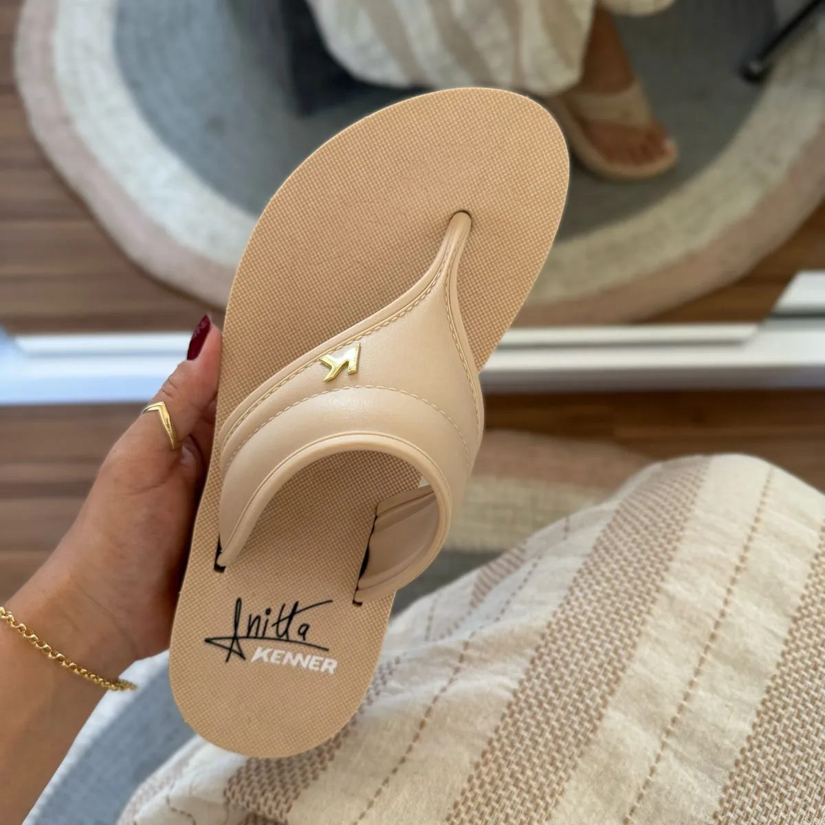 Chinelo Kenner Anitta Kyra Feminino • 33/34 Ao 39/40  •
